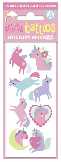 Mes p'tits tattoos - Licornes