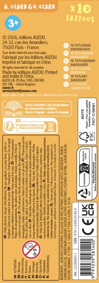 Mes P'tits Tattoos - Mes P'tits Tattoos Dinosaures