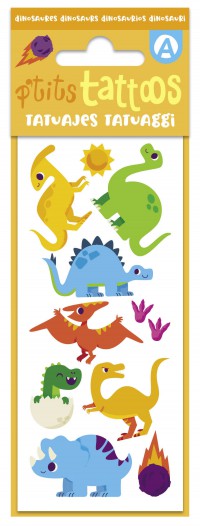 Mes p'tits tattoos - Dinosaures