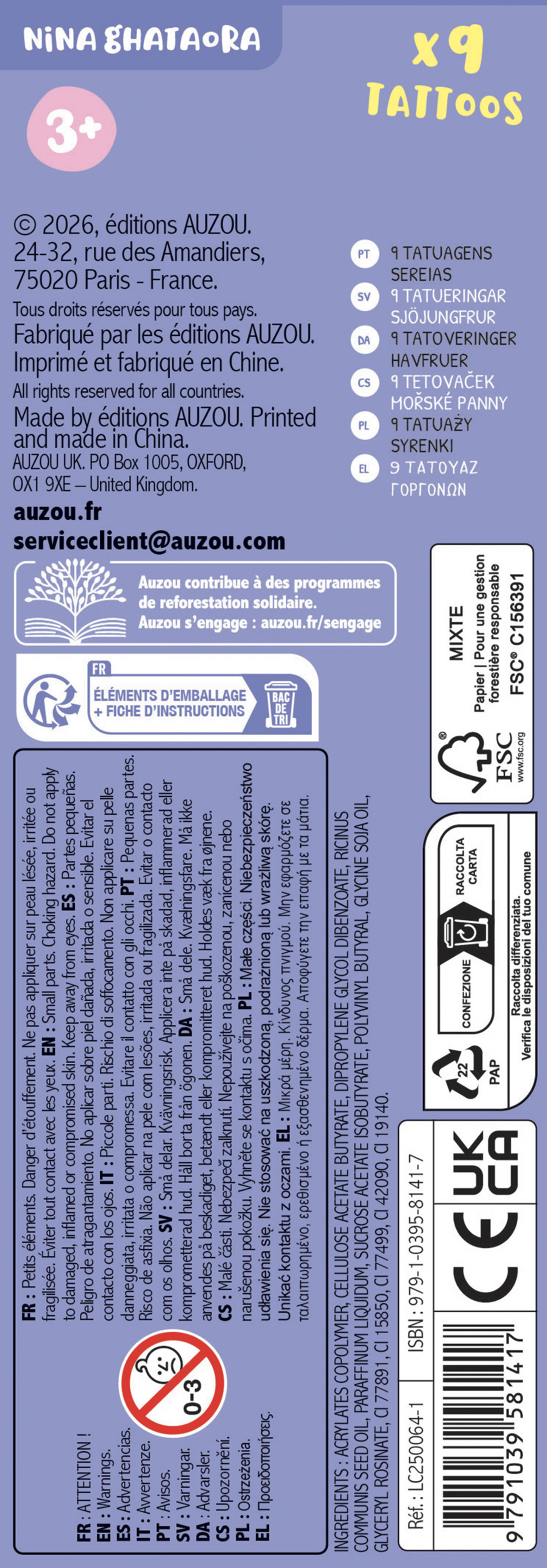 Mes P'tits Tattoos - Sirènes