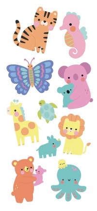 Mes P'tits Tattoos - Animaux