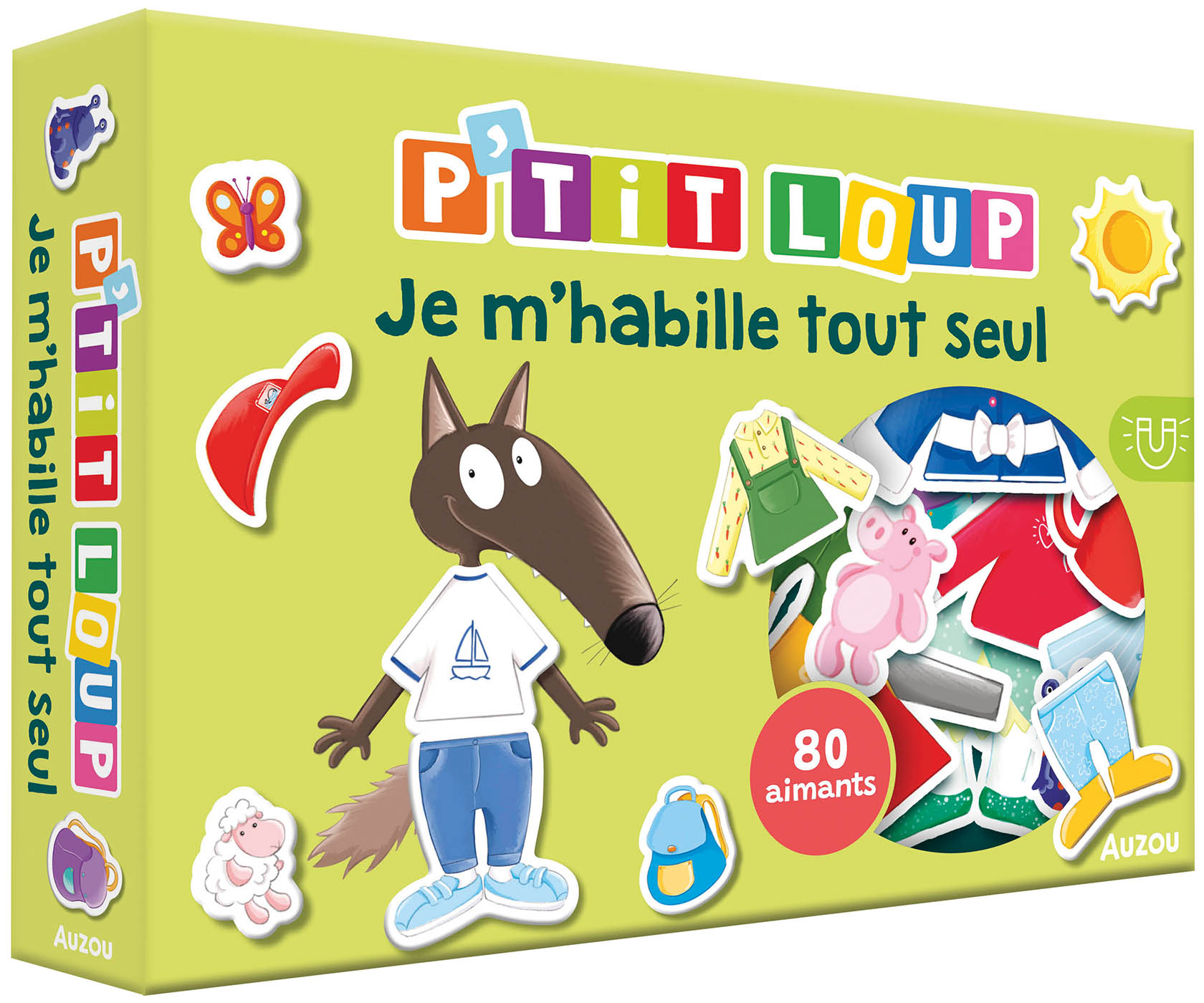 Mon Petit Coffret Aimanté - P'tit Loup - Je M'habille Tout Seul Mon Petit Coffret Aimanté - P'tit Loup - Je M'habille Tout Seul