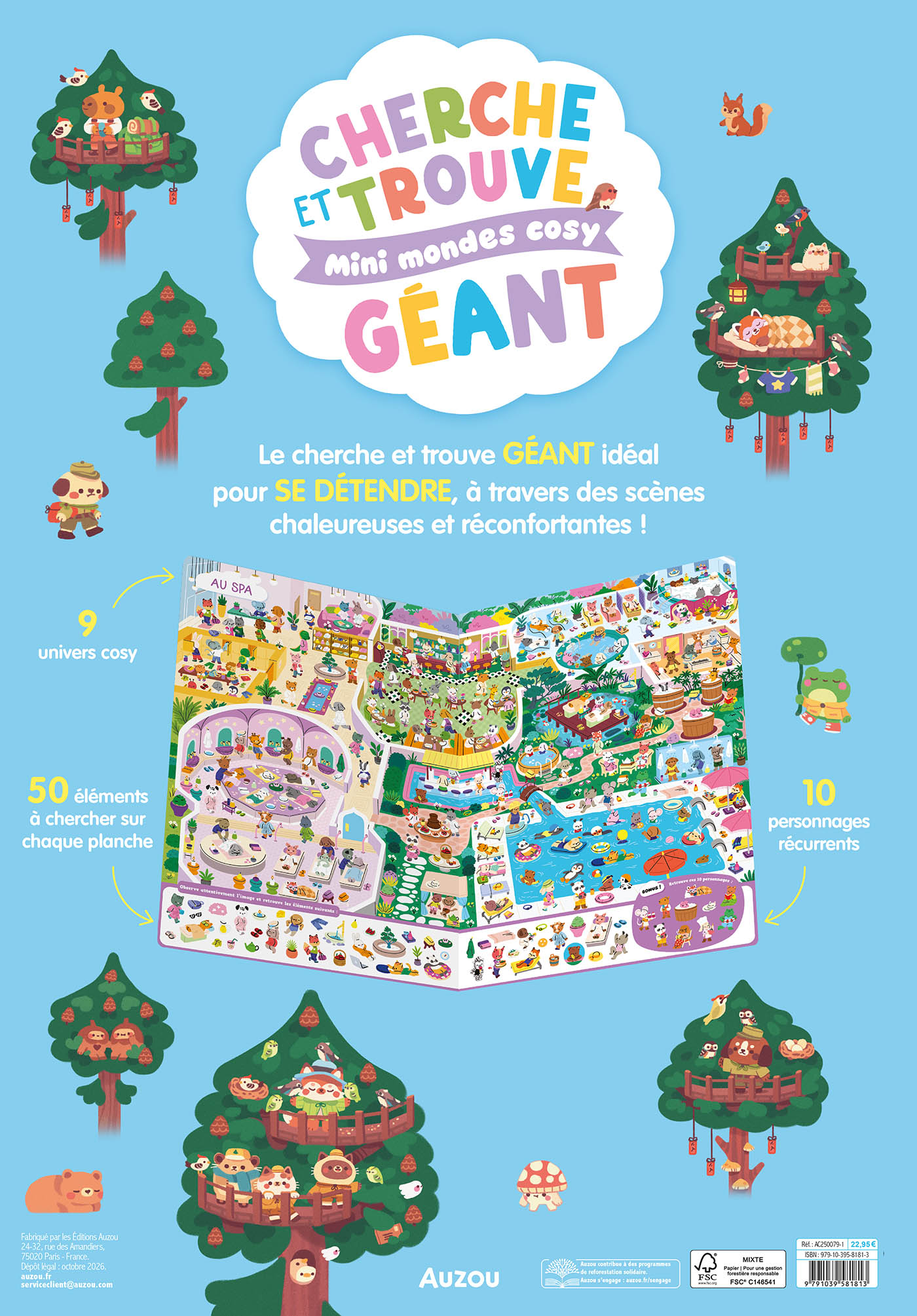 Cherche Et Trouve Géant - Mini Mondes Cosy