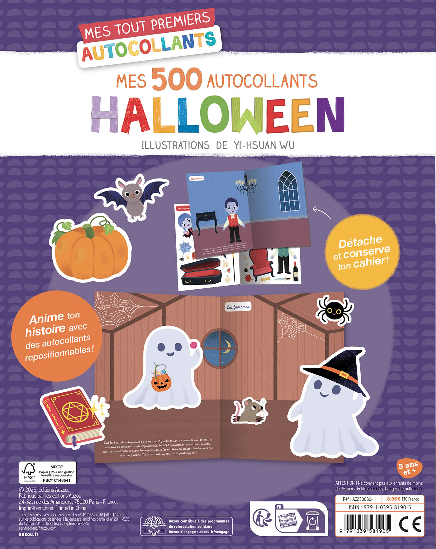 Mes Tout Premiers Autocollants - 500 Autocollants Halloween Mes Tout Premiers Autocollants - 500 Autocollants Halloween