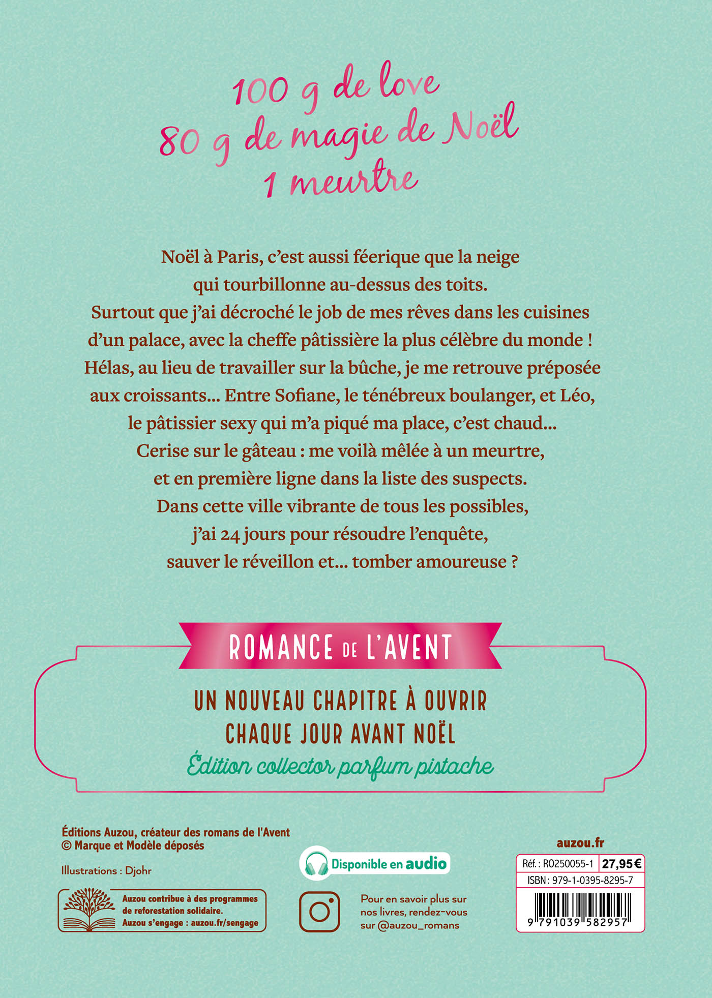 Romance De L’avent - Cosy Love & Christmas Crime - Édition Reliée Collector - Parfum Pistache
