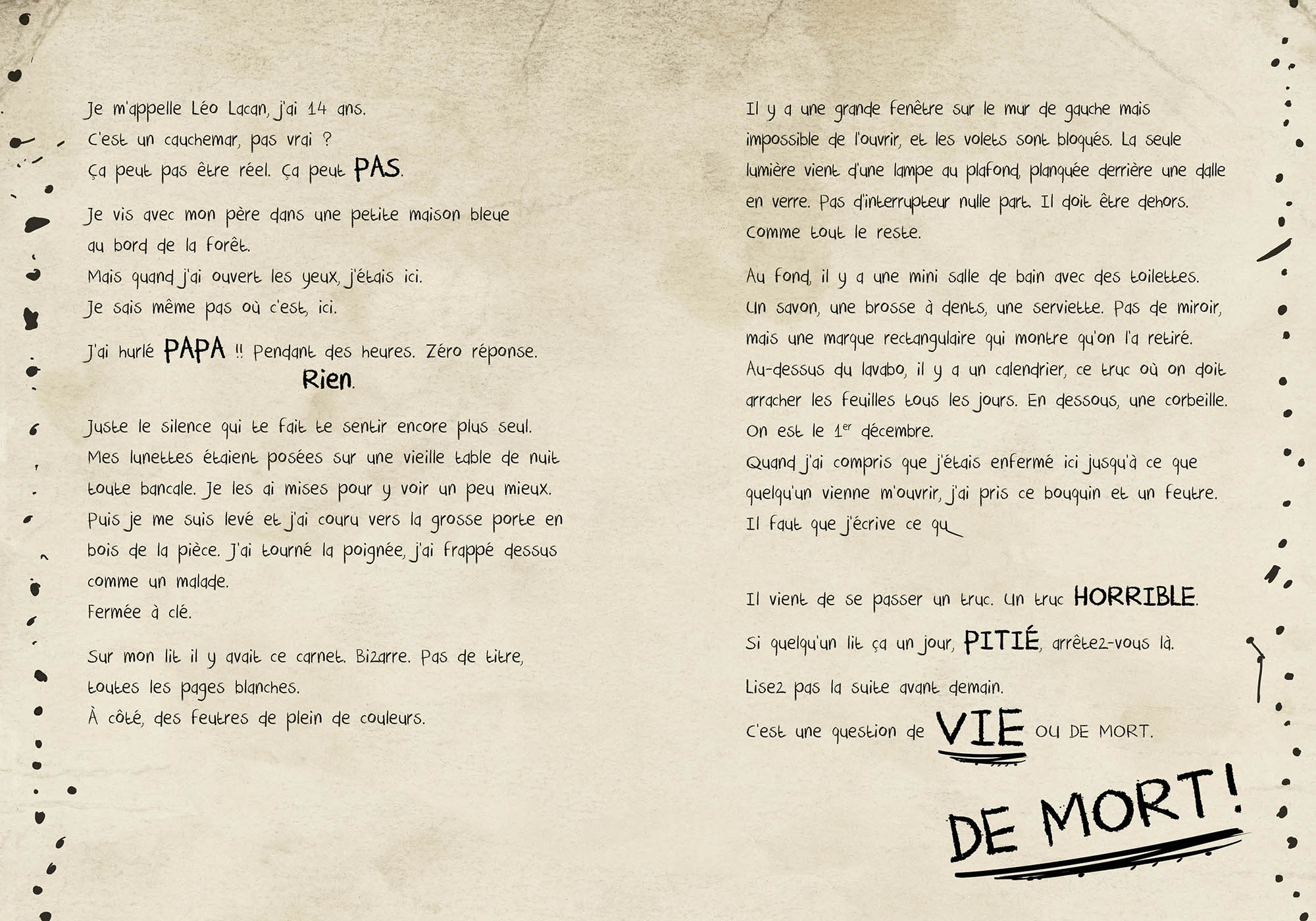 Thriller De L’avent - Le Roman Maudit - Edition Collector