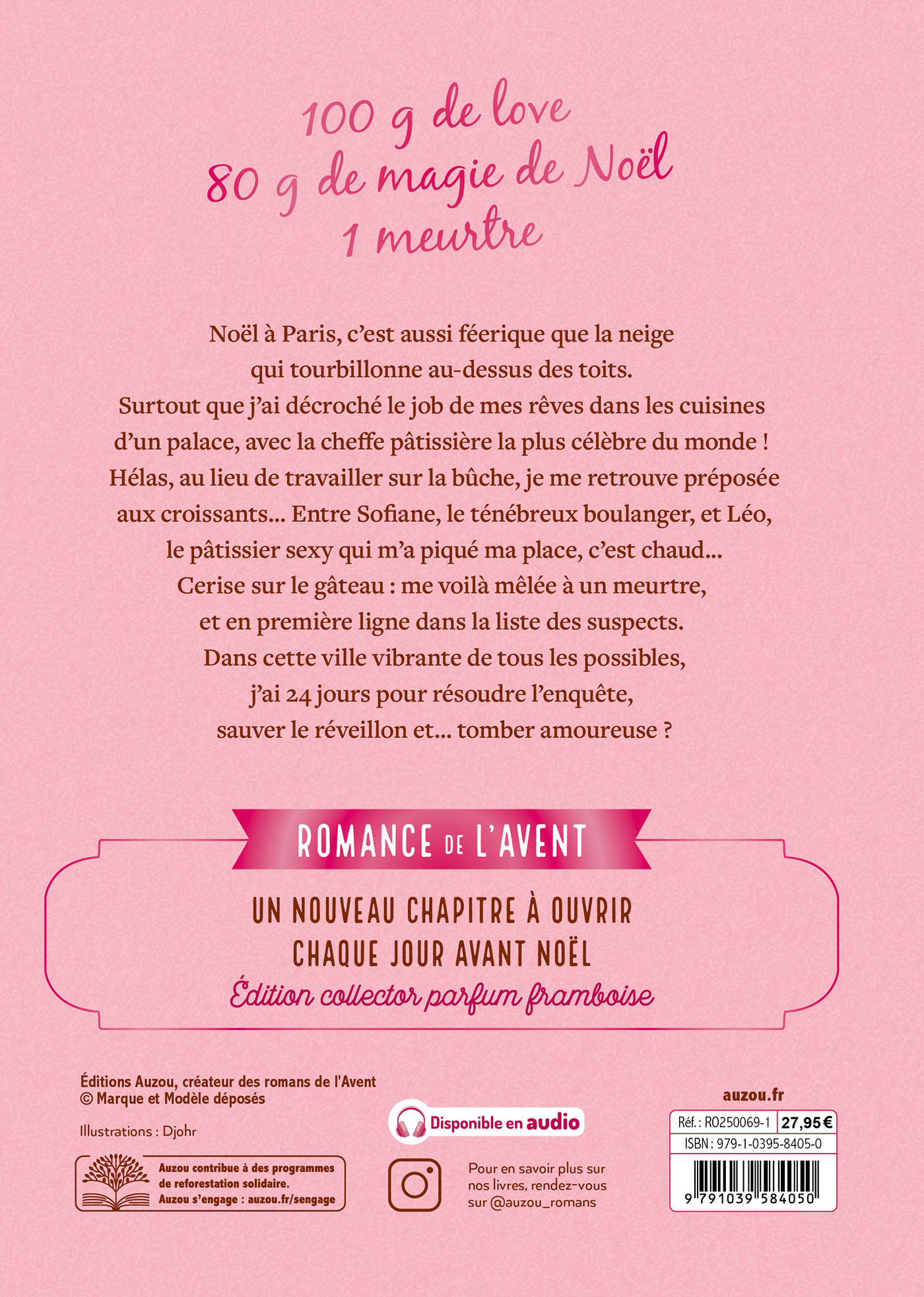 Romance De L’avent - Cosy Love & Christmas Crime - Édition Reliée Collector - Parfum Framboise