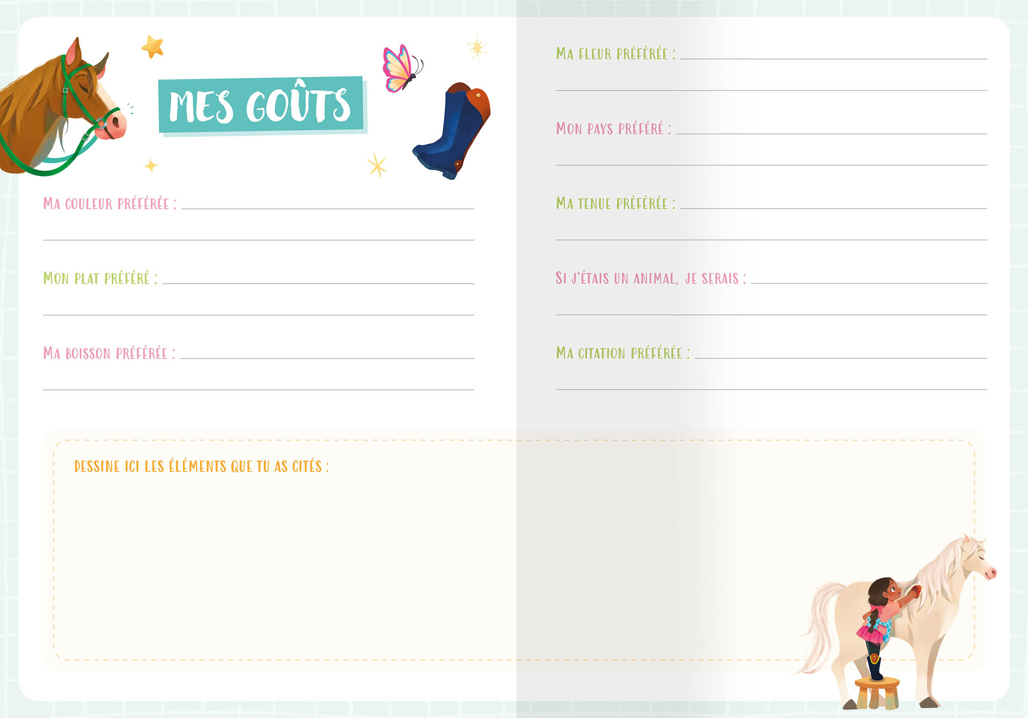 Mon Coffret Secret Chevaux Mon Coffret Secret Chevaux