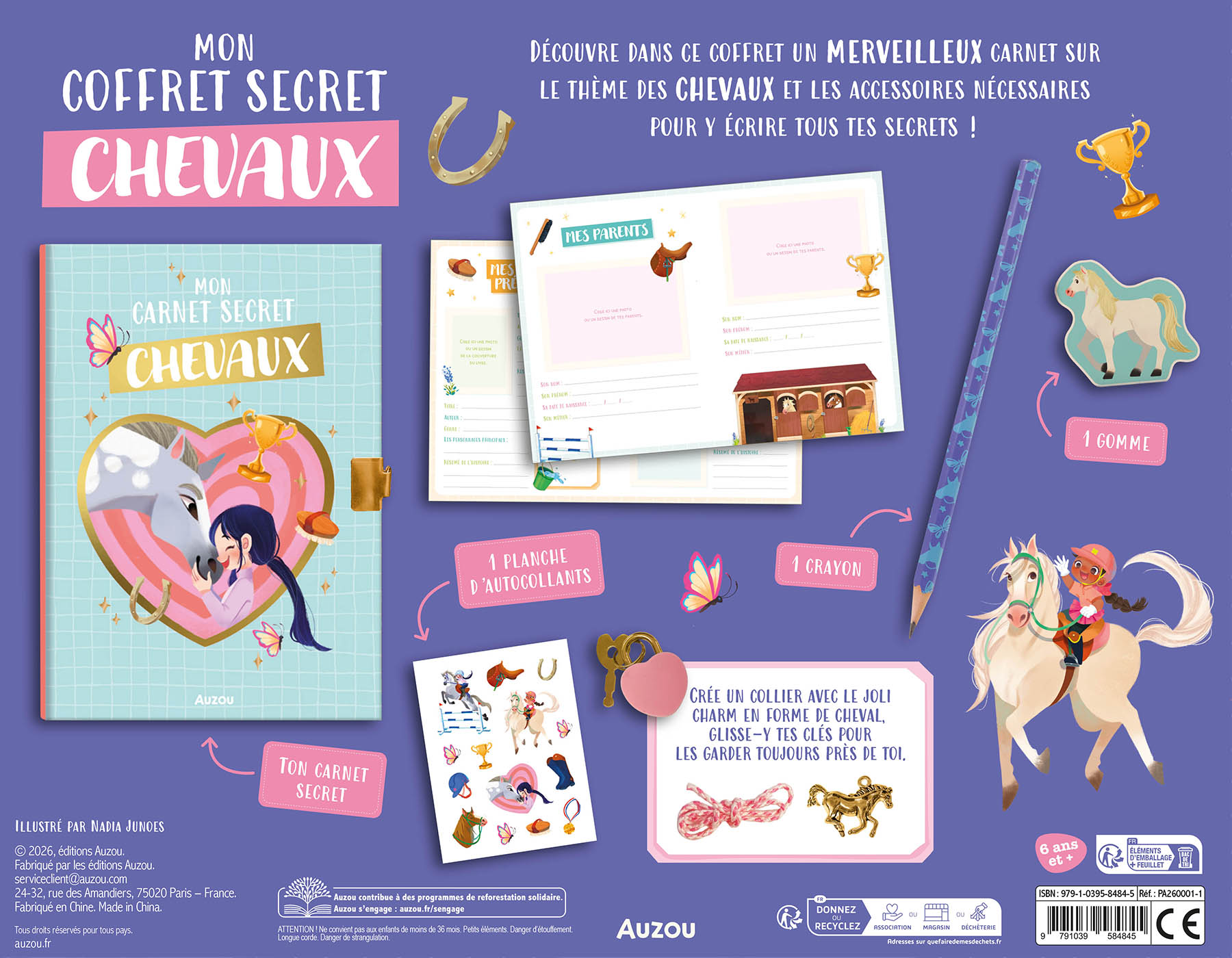 Mon Coffret Secret Chevaux Mon Coffret Secret Chevaux