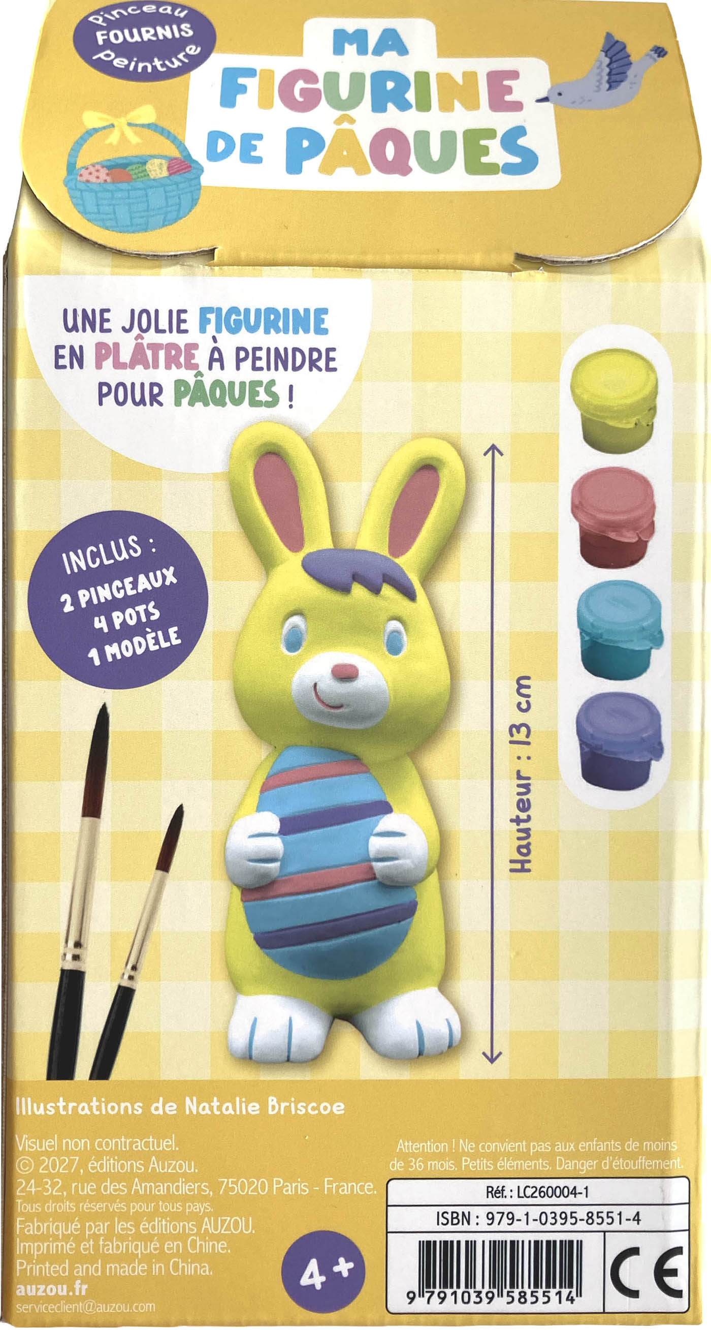 Ma Figurine De Pâques À Peindre - Gabin Le Lapin