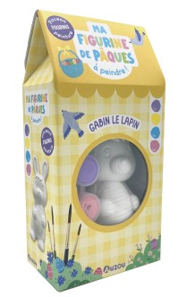 Ma figurine de pâques à peindre - Gabin le lapin