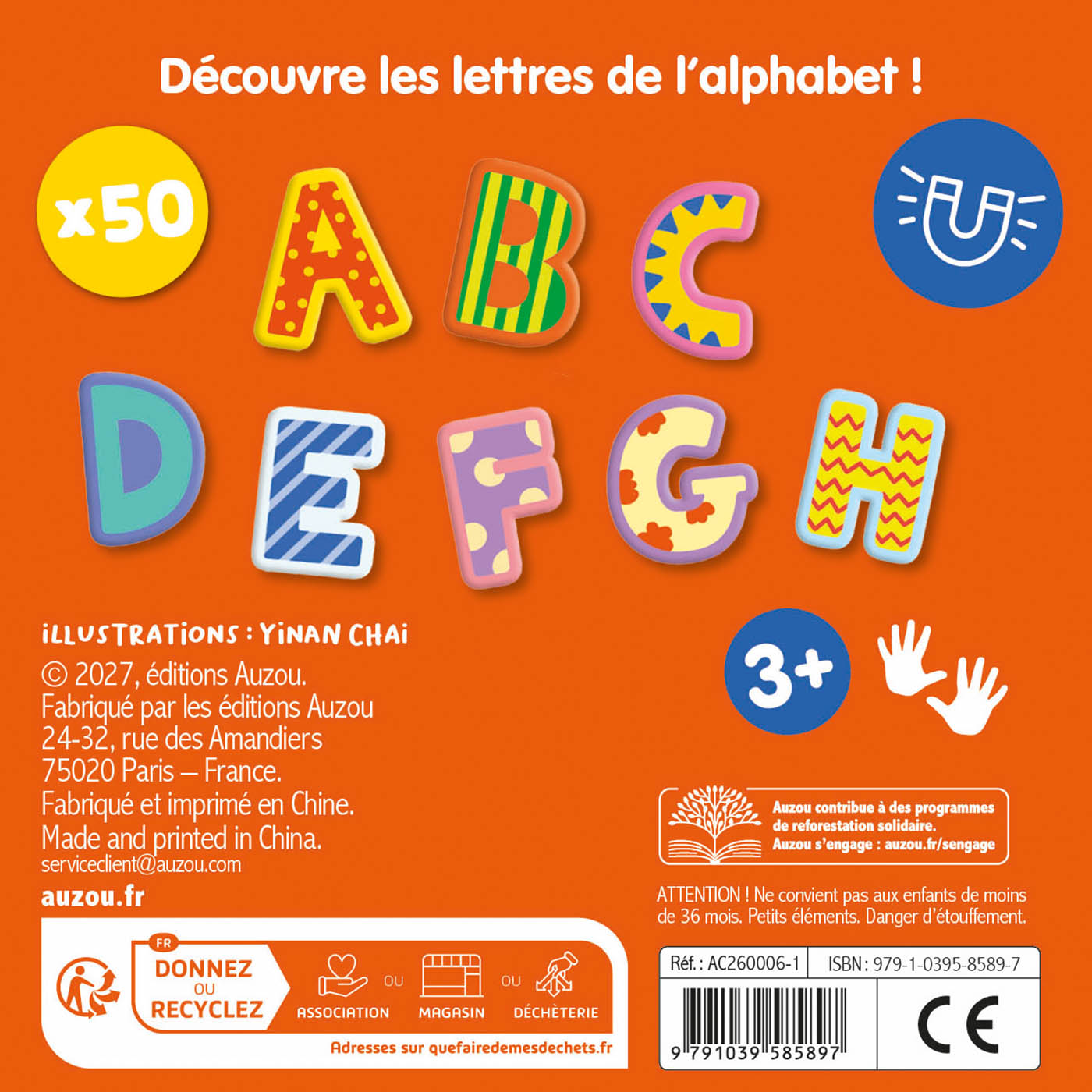 Mes Super 50 Aimants - Abécédaire