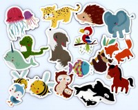 Mes Super 50 Aimants - Bébés Animaux Mes Super 50 Aimants - Bébés Animaux