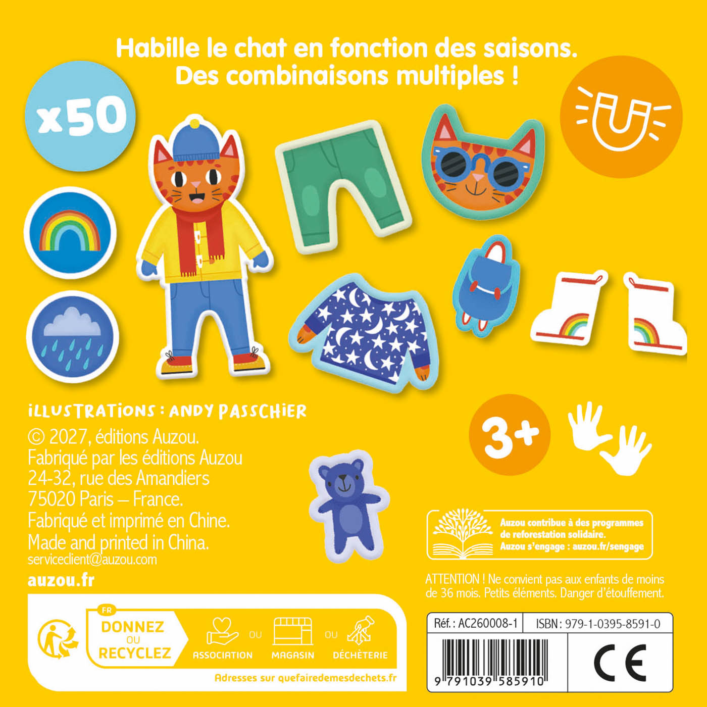 Mes Super 50 Aimants - Je M'habille