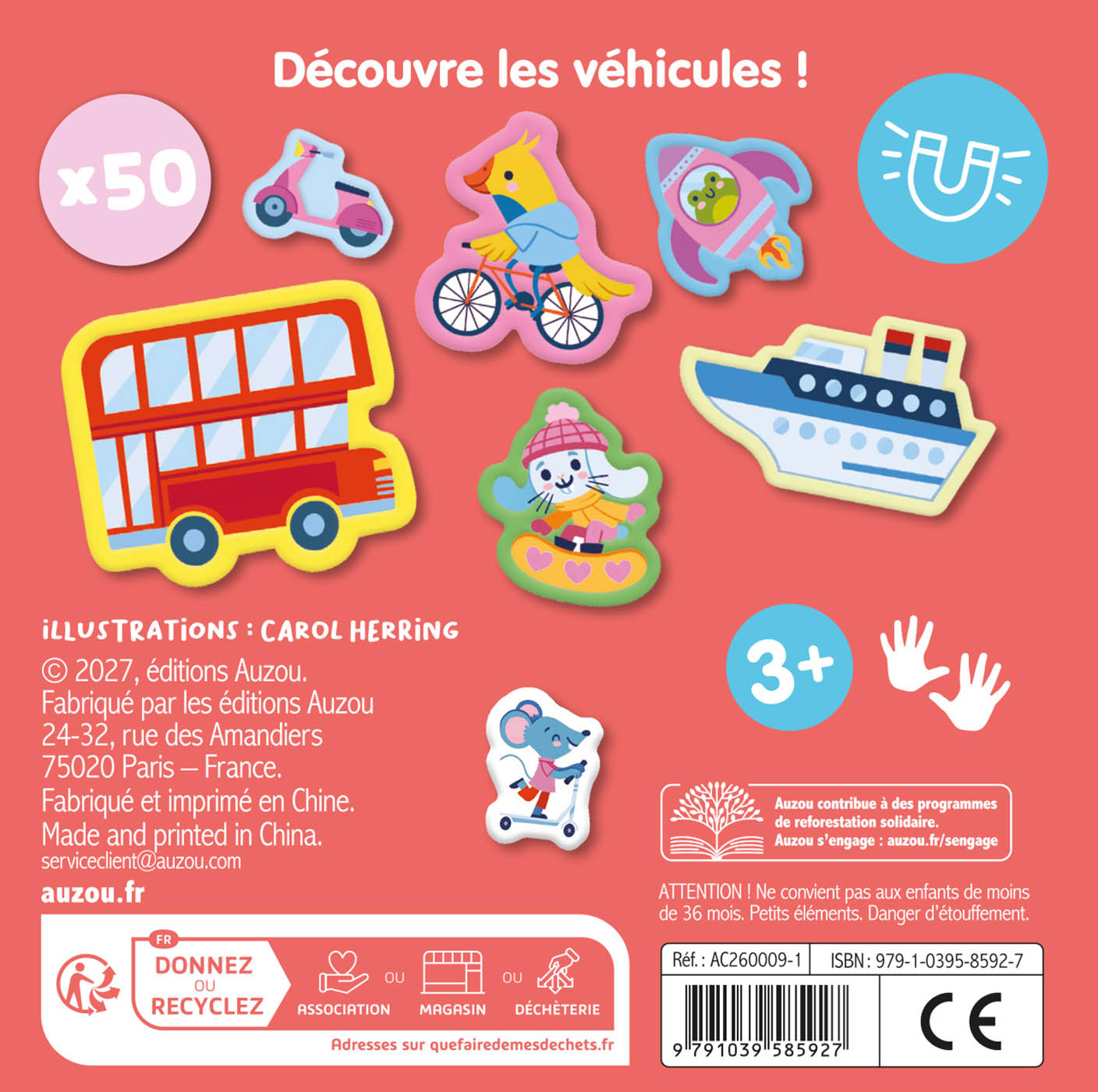 Mes Super 50 Aimants - Véhicules