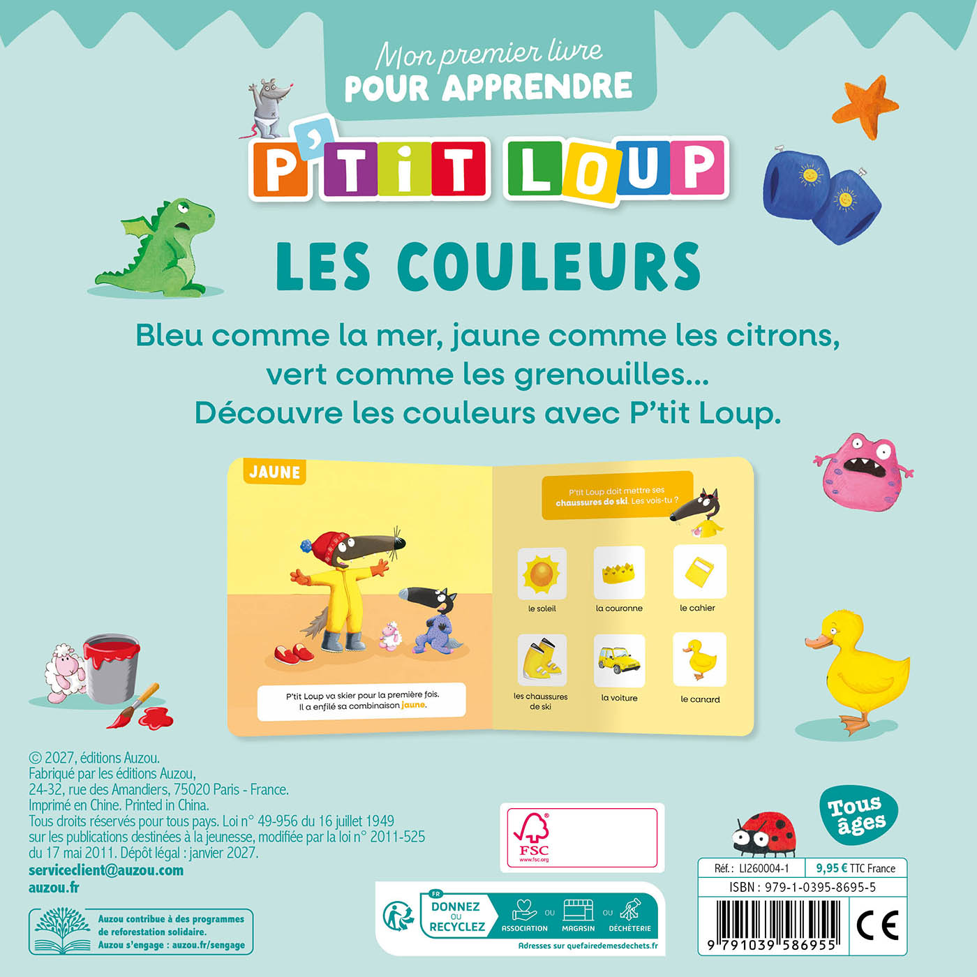 Mon Premier Livre Pour Apprendre - Les Couleurs