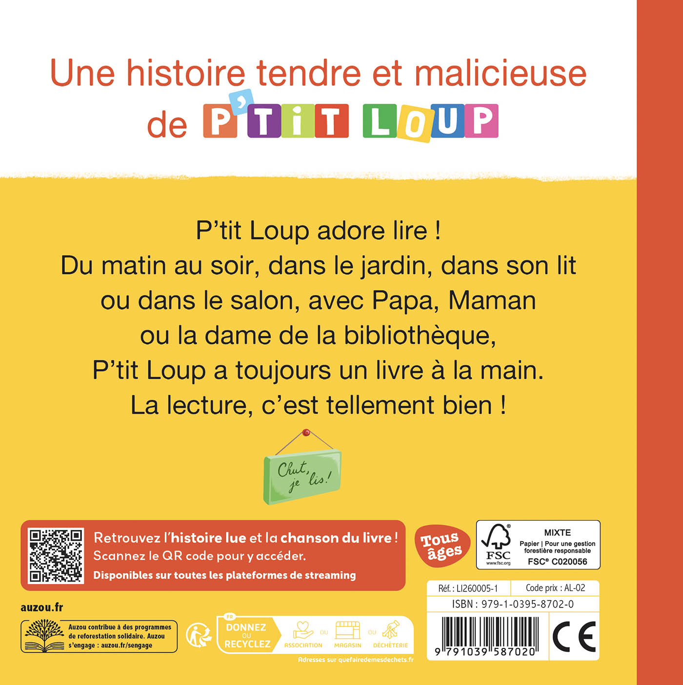 P'tit Loup Aime Les Livres
