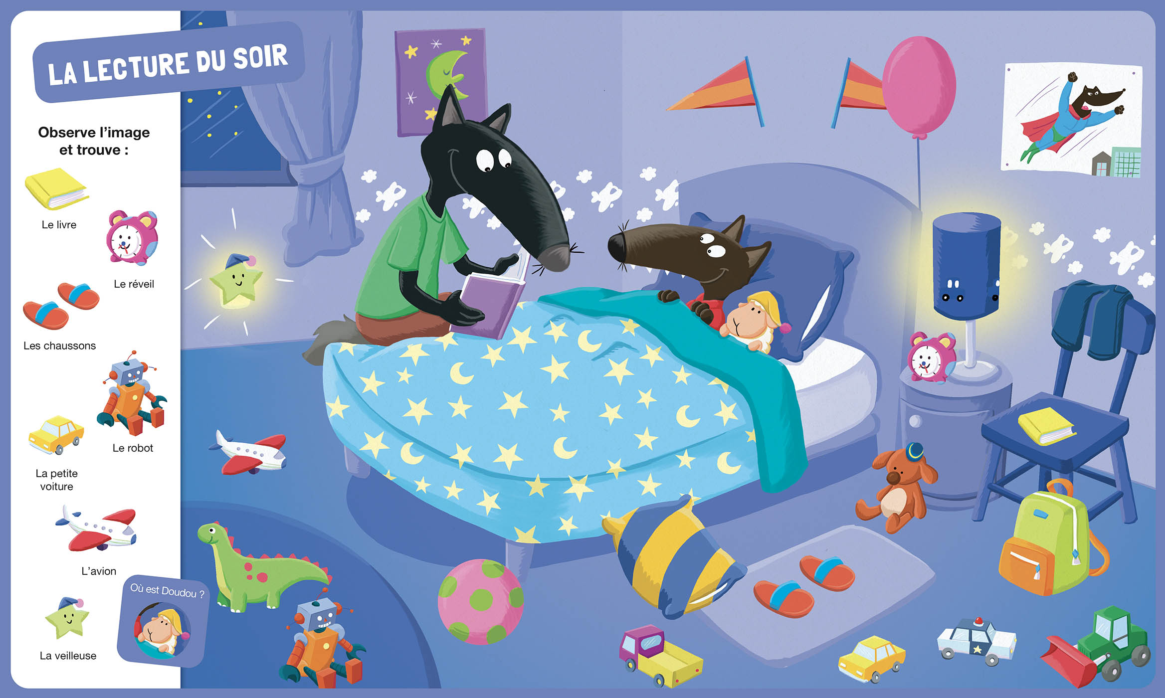 Cherche Et Trouve Des Tout-Petits - P'tit Loup - Dans La Nuit