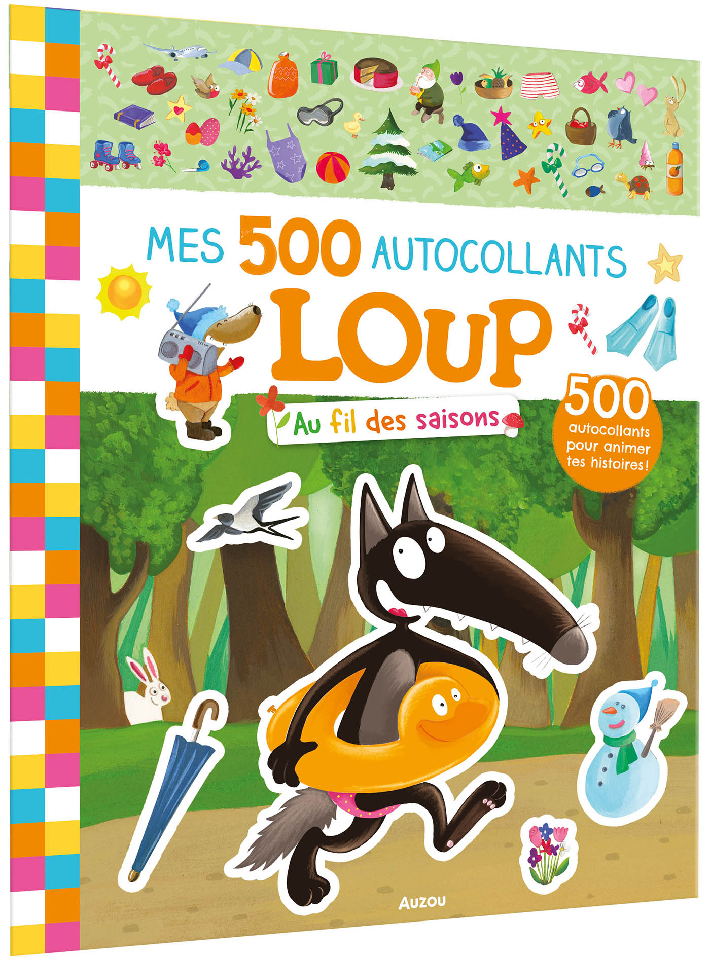 Mes 500 Autocollants Loup - Au Fil Des Saisons Mes 500 Autocollants Loup - Au Fil Des Saisons