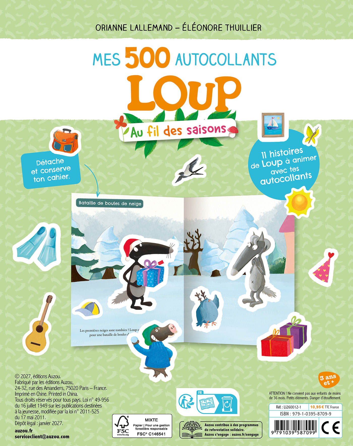 Mes 500 Autocollants Loup - Au Fil Des Saisons