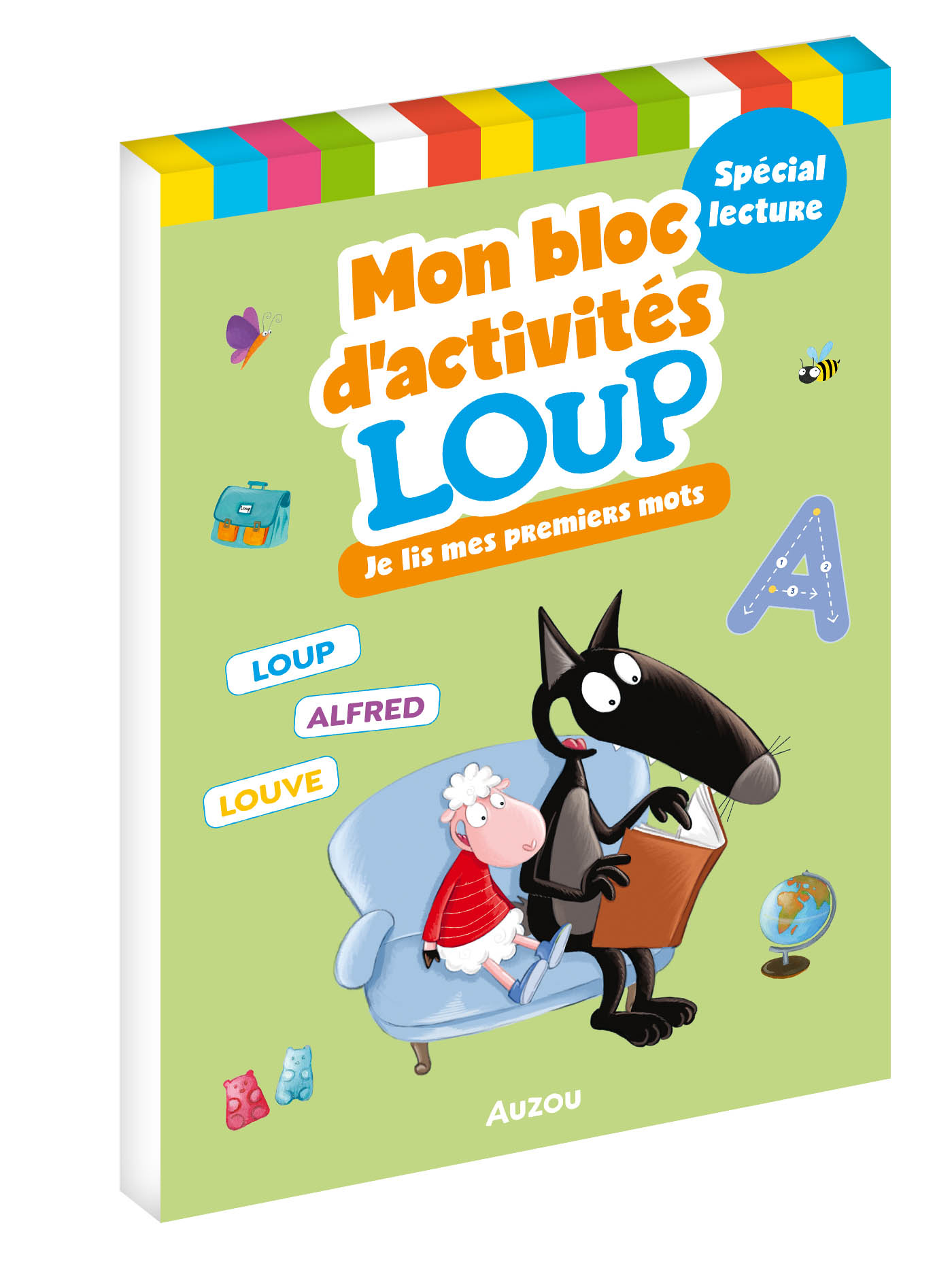 Mon Bloc D'activités Avec Loup - Je Lis Mes Premiers Mots