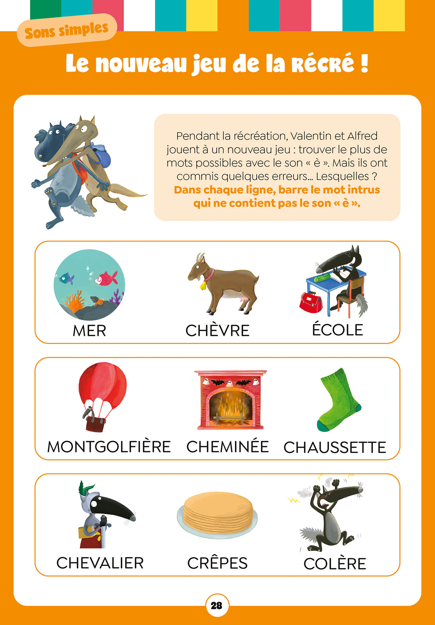 Mon Bloc D'activités Avec Loup - Je Lis Mes Premiers Mots