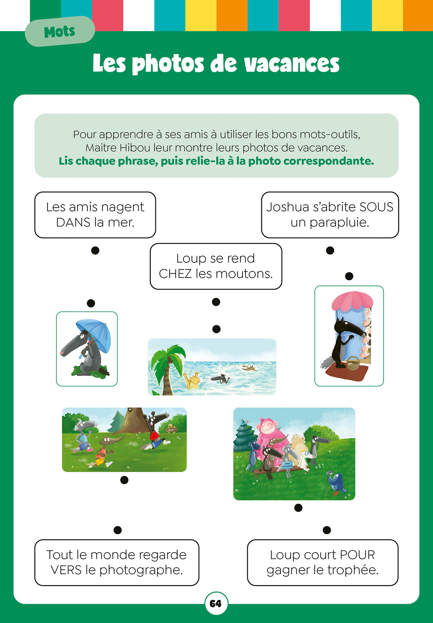 Mon Bloc D'activités Avec Loup - Je Lis Mes Premiers Mots