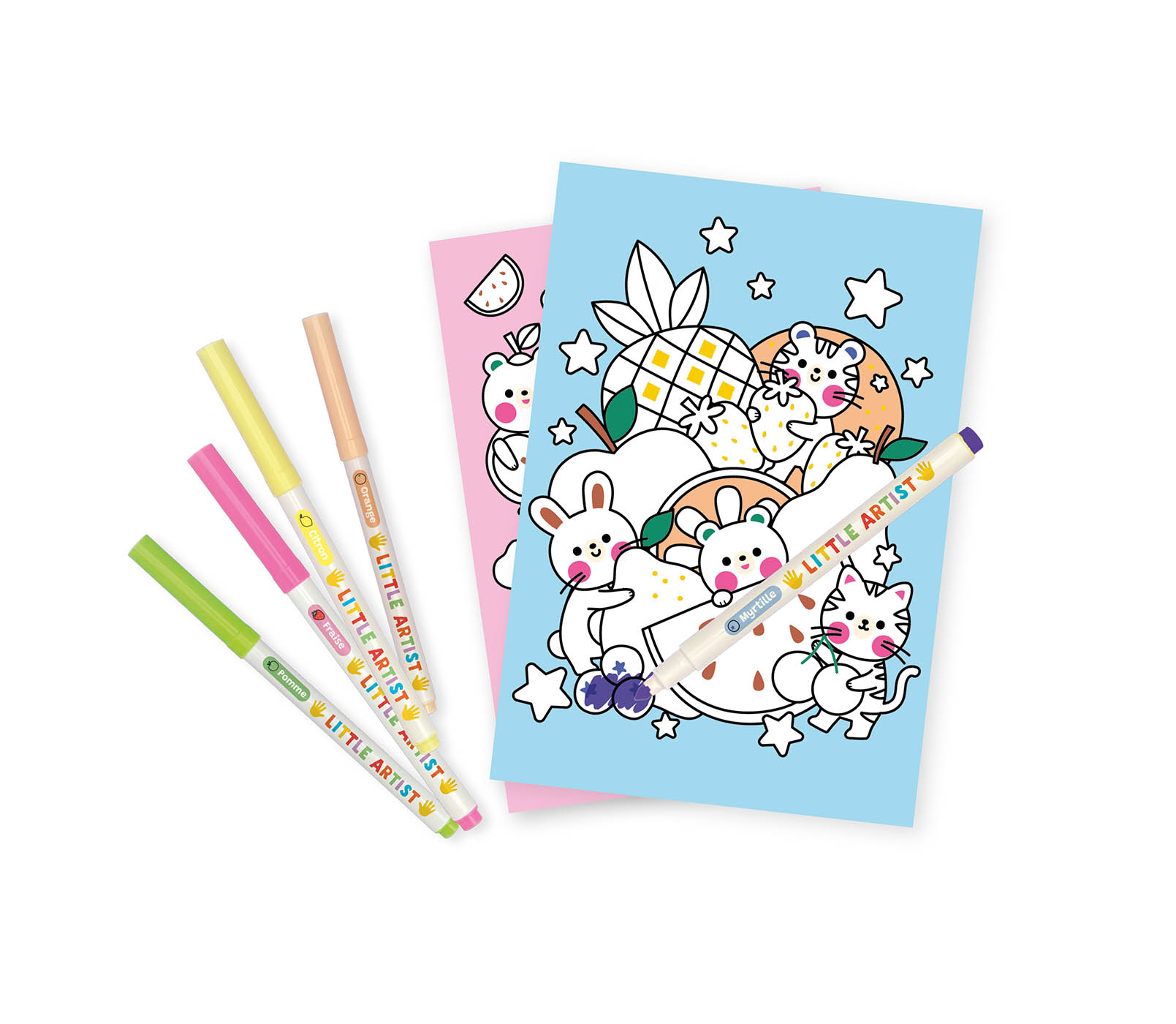 Mon Coffret D'artiste - Little Artist - Mes Premiers Coloriages À Odeurs Mon Coffret D'artiste - Little Artist - Mes Premiers Coloriages À Odeurs