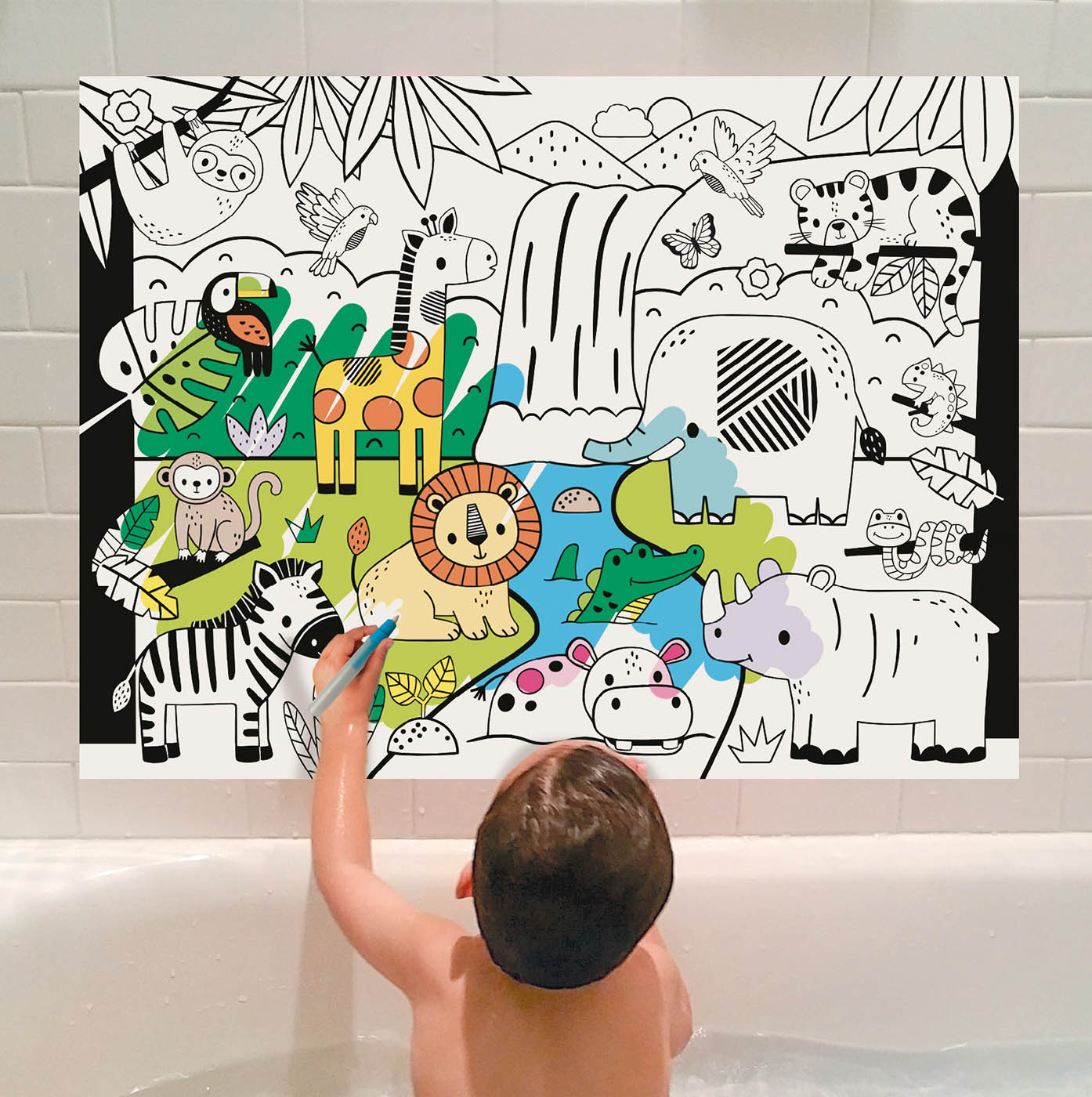 Poster De Bain Magique - Jungle