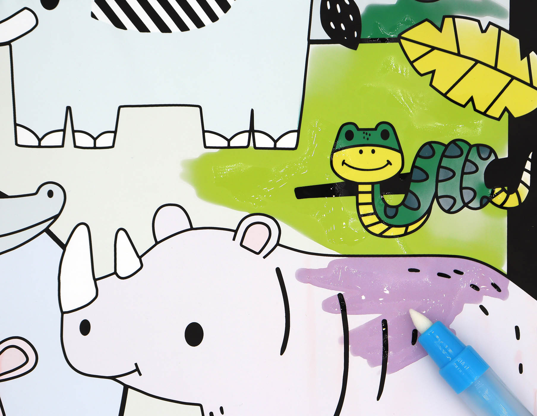Mon Poster De Bain Magique - Jungle