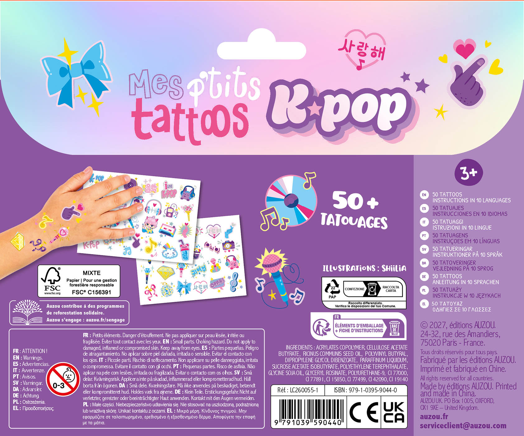 Mes P'tits Tattoos - K-Pop Mes P'tits Tattoos - K-Pop