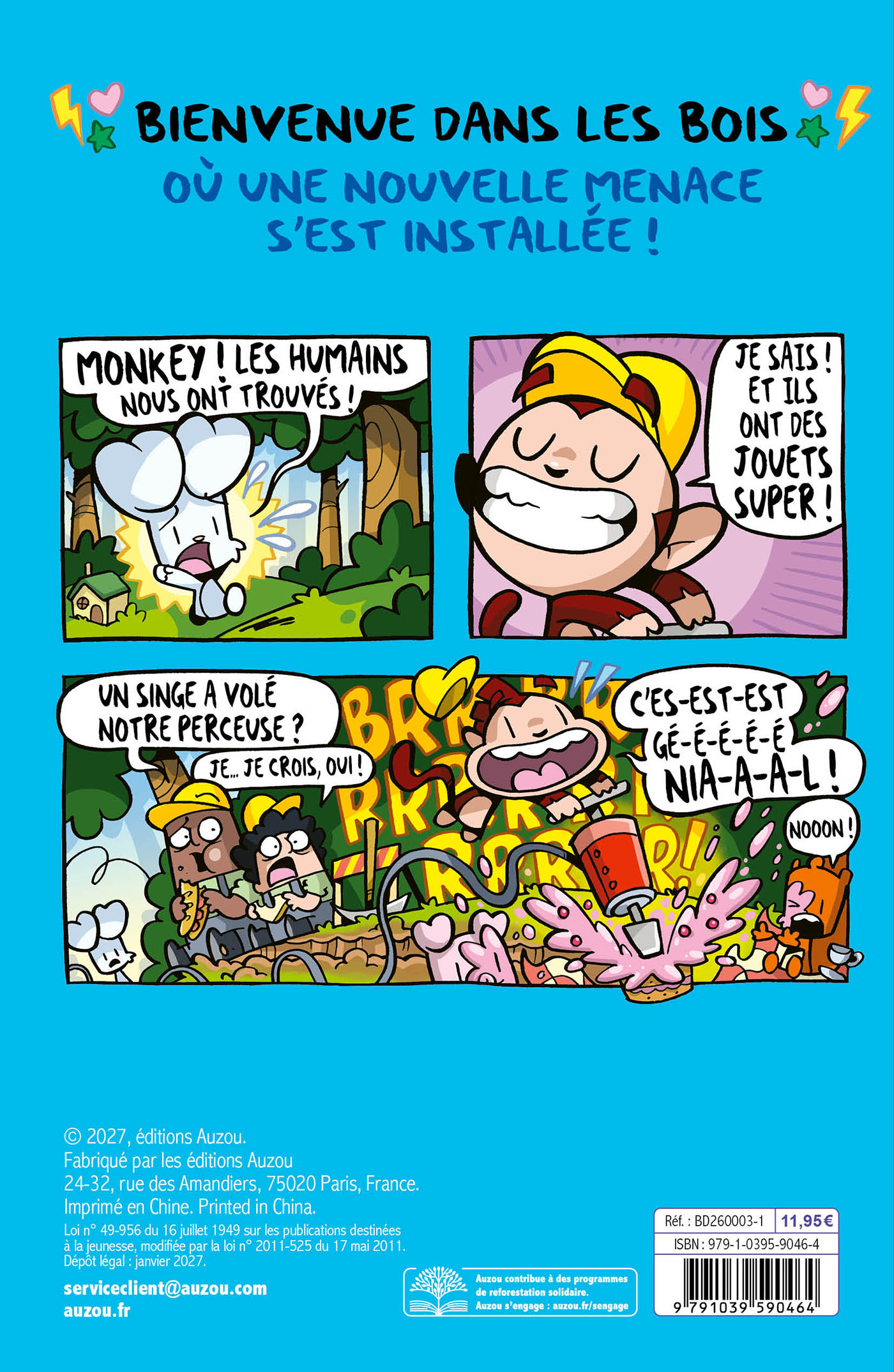 Bunny Contre Monkey - Tome 2  - L'invasion Des Humains !