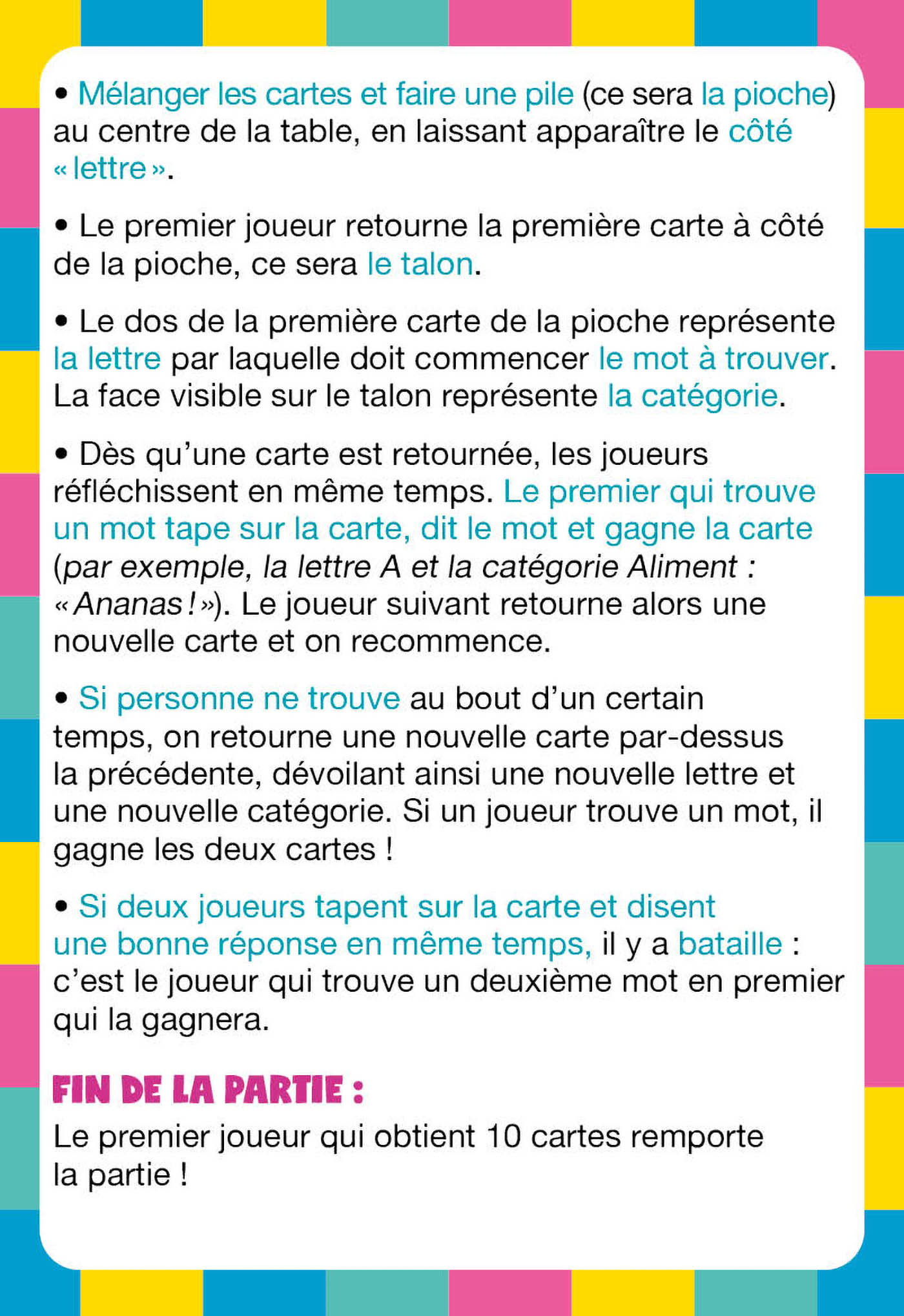 Jeu De Cartes - Le Petit Bac De Loup Jeu De Cartes - Le Petit Bac De Loup