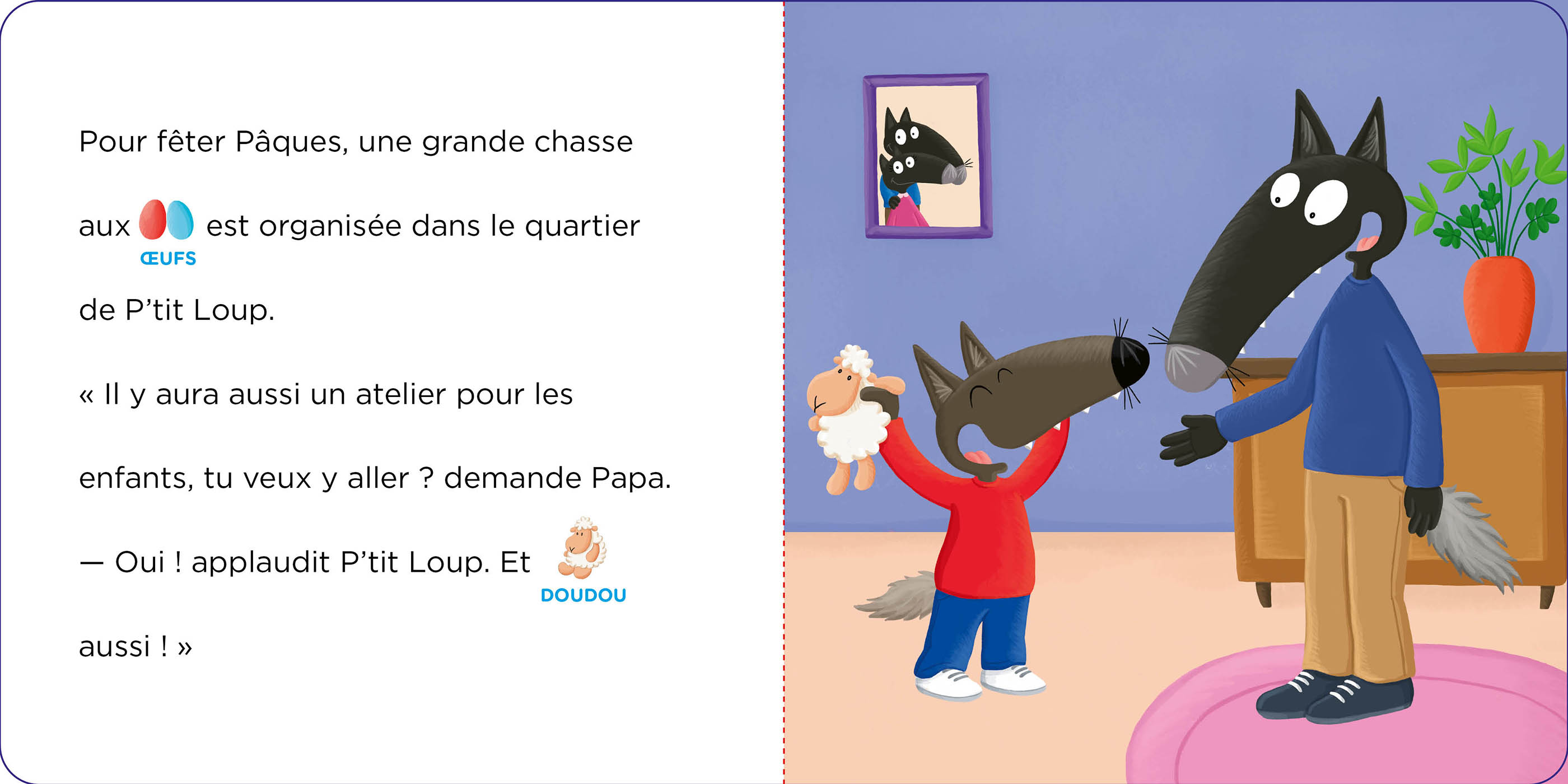 P'tit Loup Cherche Les Oeufs De Pâques