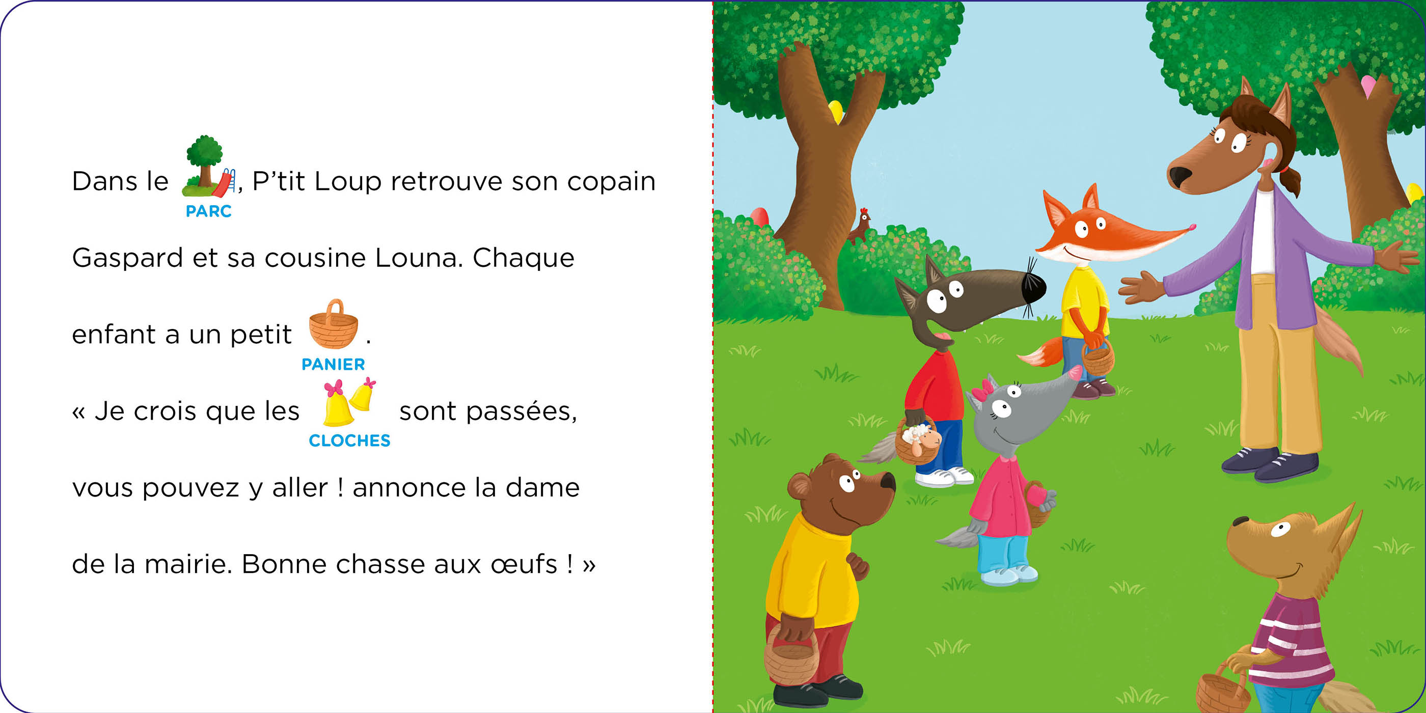 P'tit Loup Cherche Les Oeufs De Pâques
