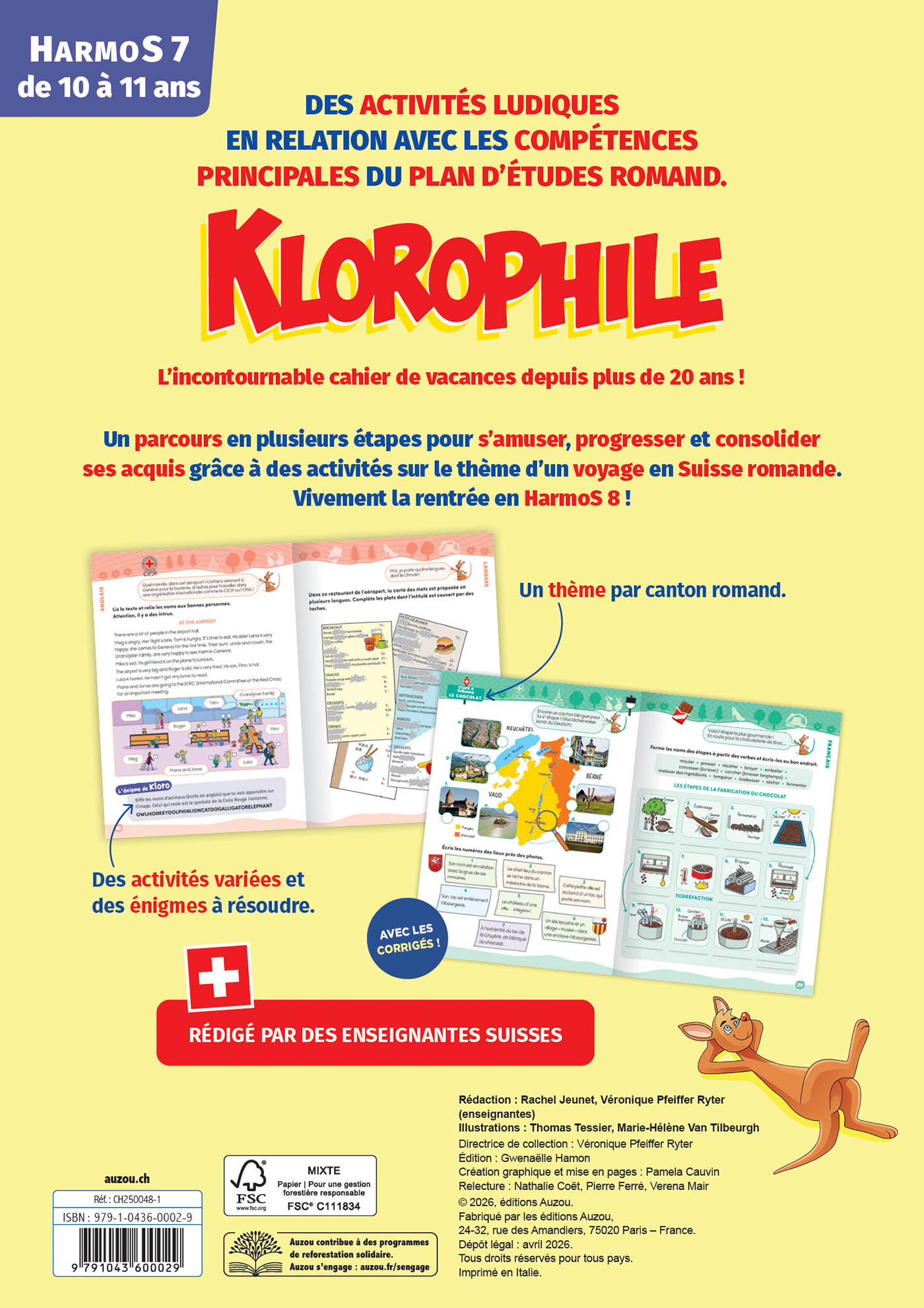 Klorophile En Vacances ! - Harmos 7