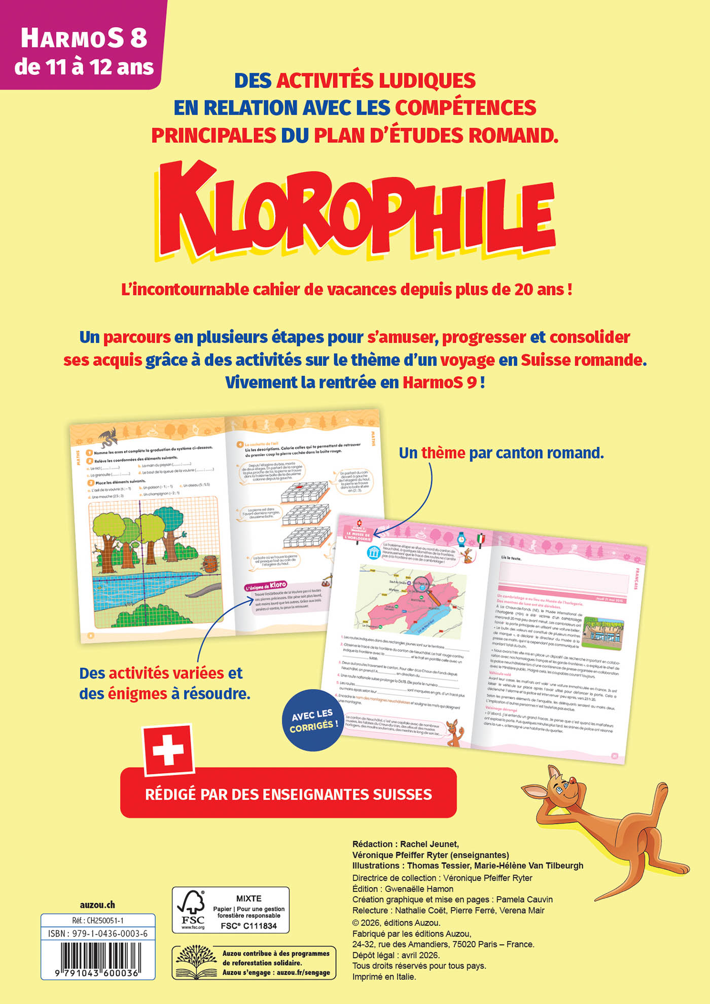 Klorophile En Vacances ! - Harmos 8