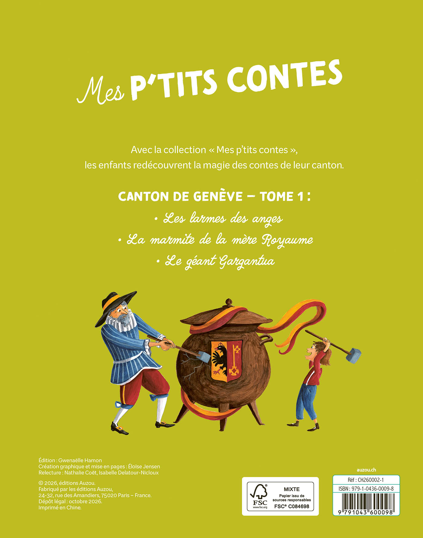 Ne  Mes P'tits Contes Du Canton De Genève Tome 1